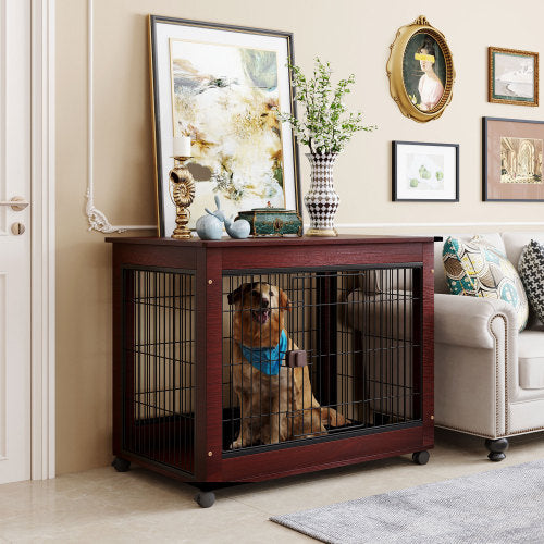 39¡± Length Furniture Style Pet Dog Crate Cage End Table